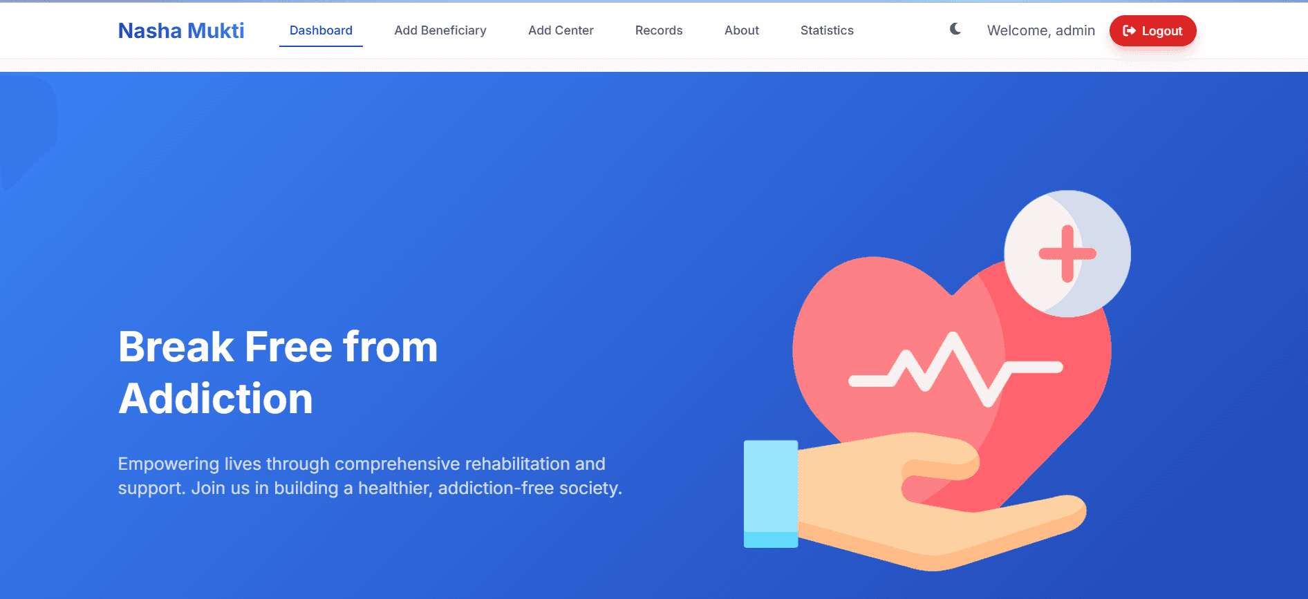 NashaMukti – Nationwide De-Addiction Management Platform